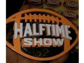 official super bowl 52 halftime show keychain 3d printing 2018 keychains dragon ball z football stadium hand lulzbot taz 6 man nyc rubber sports 3d print model - Mito3D