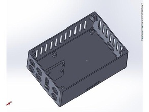 lerdge-s + usb, la carte d'expansion d'un cas ventilateur de 80mm L'impression 3d 3d print model - Mito3D