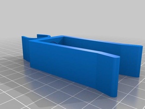 rotating cpap headboard clip household openscad 3d print model - Mito3D