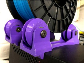 cr10 spool holder recycle rollerblade components 3d printer accessories 3d print model - Mito3D