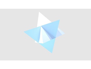 rcp doppio tetraedro duello tetra base solida per la matematica rcpongo stella 3d print model - Mito3D