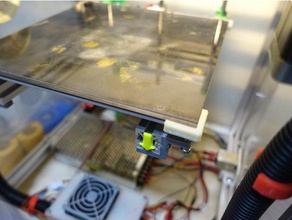 heat bed corner bracket 3d printer parts heatbed heated 3d print model - Mito3D