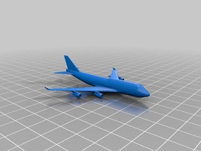 boeing 747-400 models airplane b747 3d print model - Mito3D