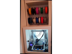 stuva frame spoolholder mount 3d printer accessories filament spool holder fintorp rail 3d print model - Mito3D