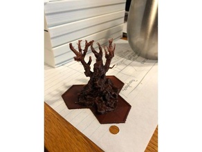 gloomhaven tree games boardgame boardgames chaos dnd miniature nurgle scatter terrain wargame 3d print model - Mito3D