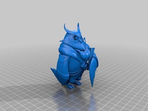 owl La impresión en 3d 3d print model - Mito3D