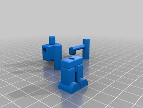 miniblocks man construction toys 3d print model - Mito3D
