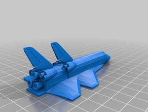 space shuttle La stampa 3d 3d print model - Mito3D