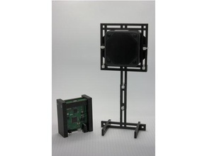 pozyx uwb tag revestimento & âncora pedestal robótica carcaça etiqueta 3d print model - Mito3D