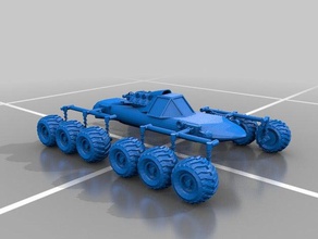 x-treme offroad vehículo vehículos 3d print model - Mito3D