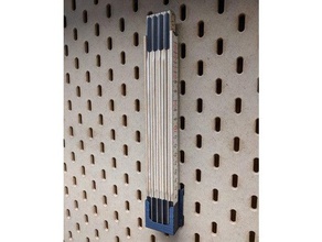 pieghevole titolare ikea skadis utensili & caselle pegboard 3d print model - Mito3D