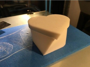 a forma di cuore, box san valentino organizzazione cuore il giorno 3d print model - Mito3D