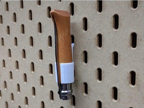 opinel não8 knive titular ikea skadis porta-ferramentas & caixas pegboard 3d print model - Mito3D