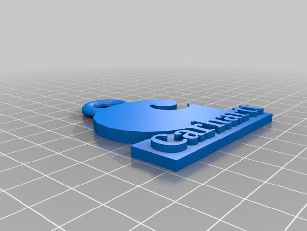 keychian signos y logotipos 3D print model - Mito3D