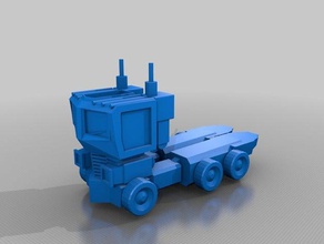 optimus prime 3d printing autobot mecha robot transformers 3d print model - Mito3D
