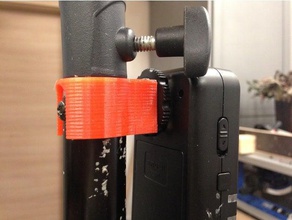 griffe titulaire studio, déclencheur de flash la caméra photo strobist 3d print model - Mito3D