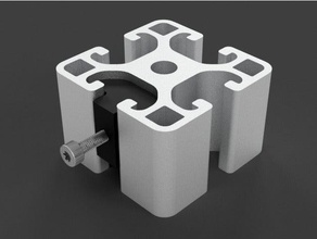 elemento de la luz t-tuerca m3 partes perfil aluminio fusion 360 groove 8 tuerca 3d print model - Mito3D