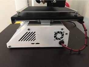 mp select mini side panel 30 mm cooling fan bed wires 3d printer accessories 3d print model - Mito3D