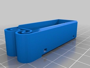 esnek pil sahipleri 18500 bahar entegre elektronik abs kutusu durumda esneme tutucu plastik remix 3d print model - Mito3D