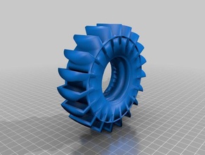 wheel 19 scale sand 3d printing 3d print model - Mito3D