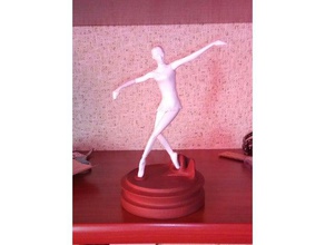 balet sculptures dance girl sculpture 3d print model - Mito3D