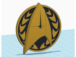 star trek discovery admiral ' s-Abzeichen 3d-drucken 3d print model - Mito3D