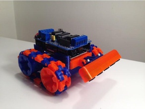 smars kompatibel 5ch ir-sensor Halter Robotik 3d print model - Mito3D