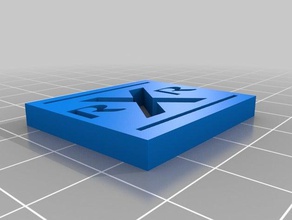 d'un passage à niveau au pochoir L'impression 3d 3d print model - Mito3D