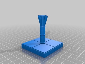 rpg dungeon tile 2x2 pillar ep tiles buildings & structures dnd pathfinder 3d print model - Mito3D
