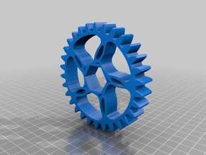 engranaje 30t de la ingeniería 3d print model - Mito3D