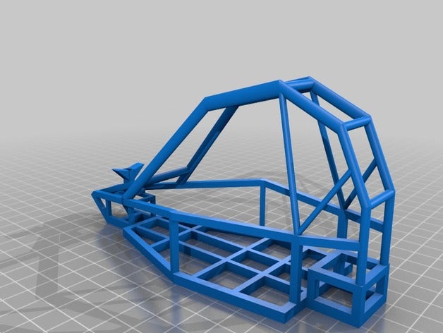 buggy veículos de carro dune o motor engenharia ferro engomar aço 3D print model - Mito3D