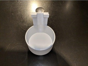 Dusche rasieren Halter Bad die Rasur Saug cup 3d print model - Mito3D