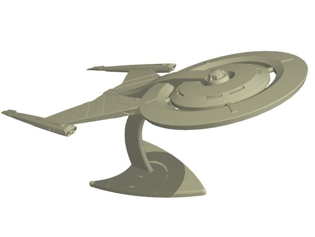 uss de la découverte des véhicules star trek à l'uss 3D print model - Mito3D