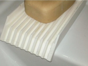 soap holder water drain bathroom dish 3d print model - Mito3D