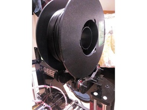 filament titulaire alimenté prusa i3 pro b L'impression 3d roulement support de bobine 3d print model - Mito3D
