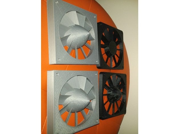 fan stator insert turbo turbofan 3D print model - Mito3D