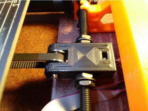 y-axis belt tensioner original prusa mk2 mk2s 3d printer parts 3d print model - Mito3D