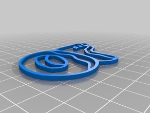 extraño futuro del cortador de la galleta La impresión en 3d llaveros tyler creador 3d print model - Mito3D