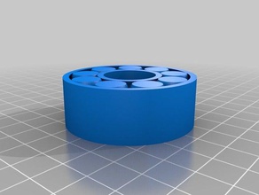 anysizebearing - roller bearing ball fully parametrized engineering any size 3d print model - Mito3D