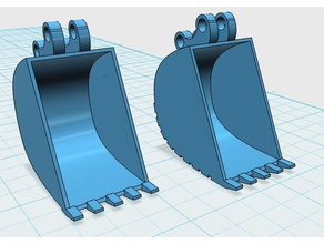 mikro ekskavatör kovalar modelleri 3d print model - Mito3D