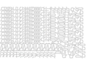 movable alphabet montessori cursive medium narrow laser cutting learning language lasercut 3d print model - Mito3D