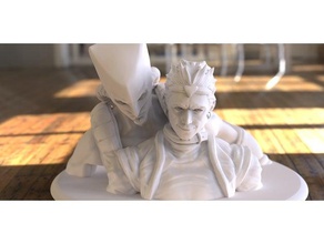mundo las esculturas jojo 3d print model - Mito3D
