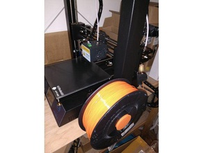 collapsible spool holder bearings anycubic i3 mega 3d printer parts filament 3d print model - Mito3D