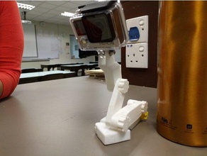 tasca pieghevole compatto gopro supporto la fotocamera 3d print model - Mito3D