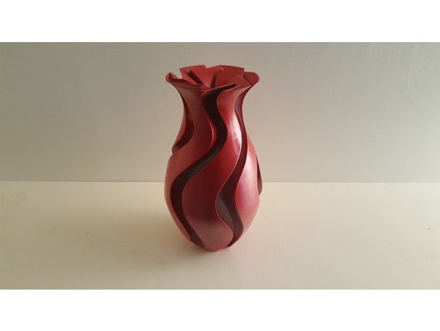 test vase decor flower spiralized spiral contour mode printing vases 3D print model - Mito3D