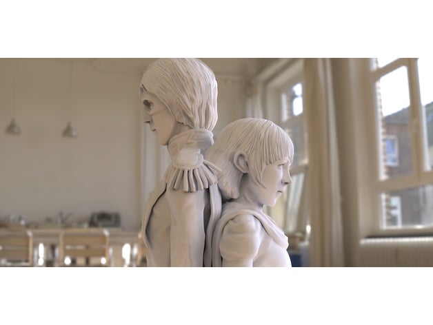 neo zeonists sculptures mobile suit gundam 3D print model - Mito3D