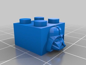 vader di mattoni giochi e giocattoli darth lego mattoncini 3d print model - Mito3D