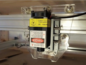 eleks laser holder tool holders & boxes 3d print model - Mito3D