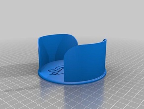 coaster stand denver broncos gadget drink calcio 3d print model - Mito3D