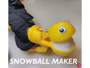 snowball making device mechanical toys ball maker terminal 3d print model - Mito3D